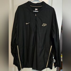 3/4 zip Purdue windbreaker